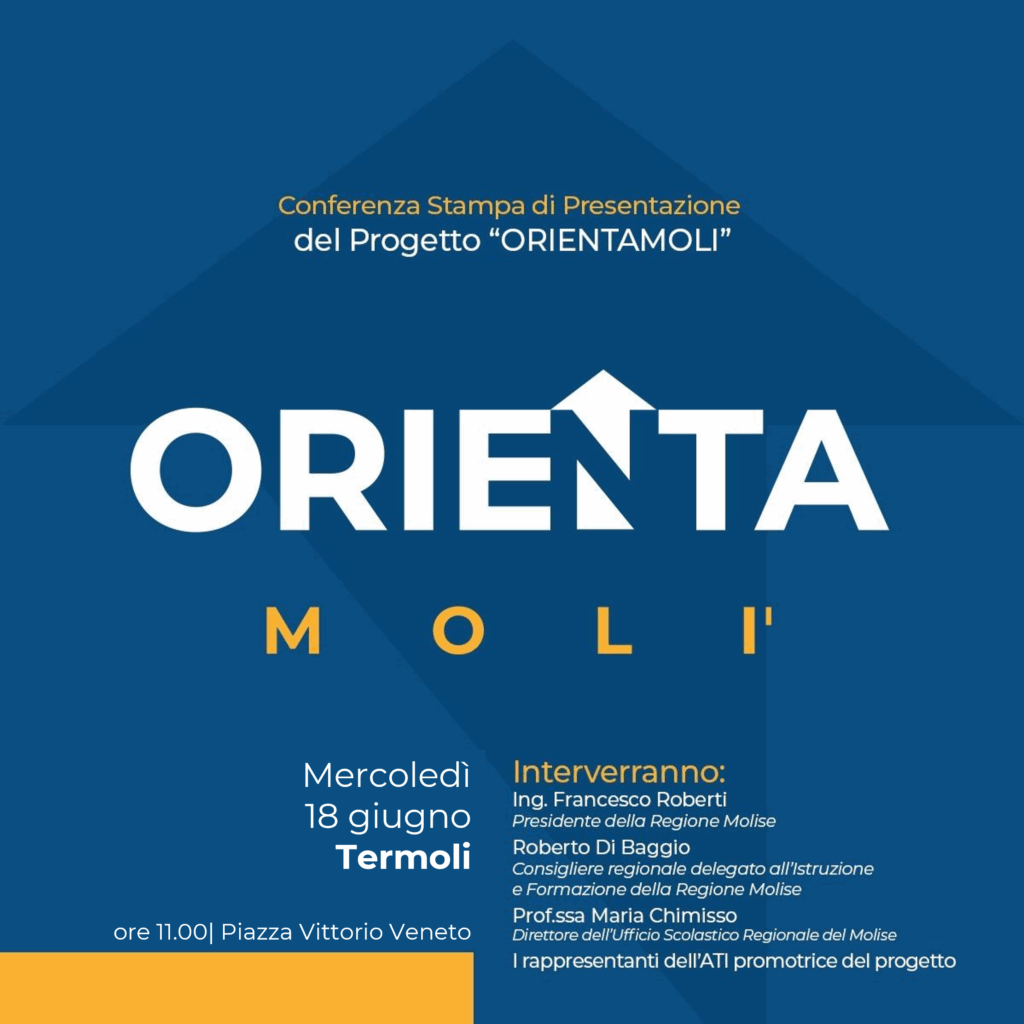 locandina presentazione progetto Orienta Molì Termoli