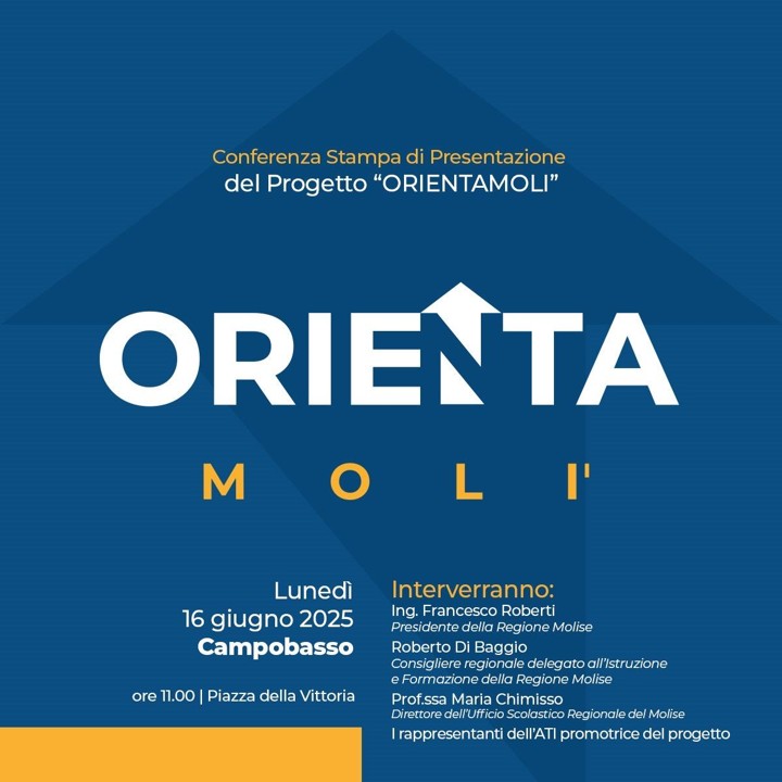 locandina presentazione progetto Orienta Molì Campobasso