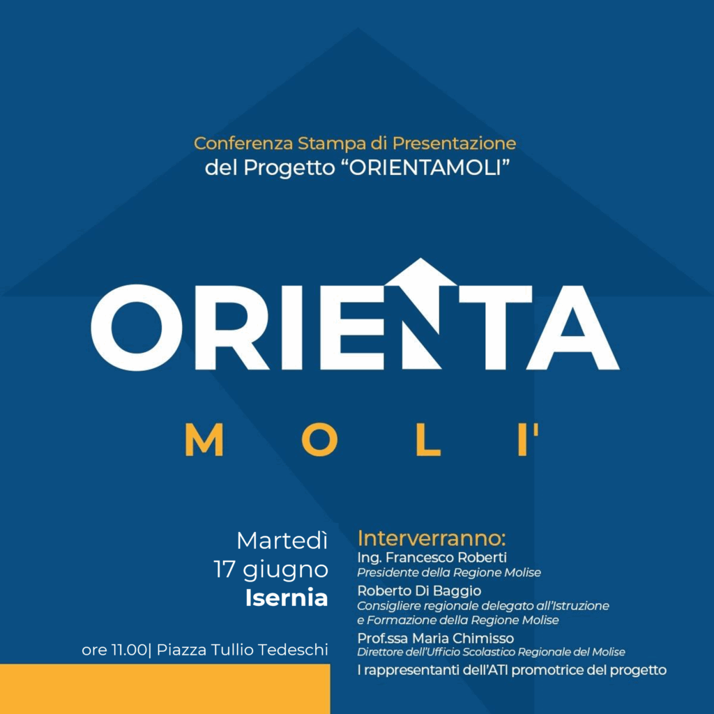 locandina presentazione progetto Orienta Molì Isernia